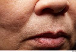 Face Mouth Nose Cheek Skin Woman Asian Chubby Wrinkles Studio photo references